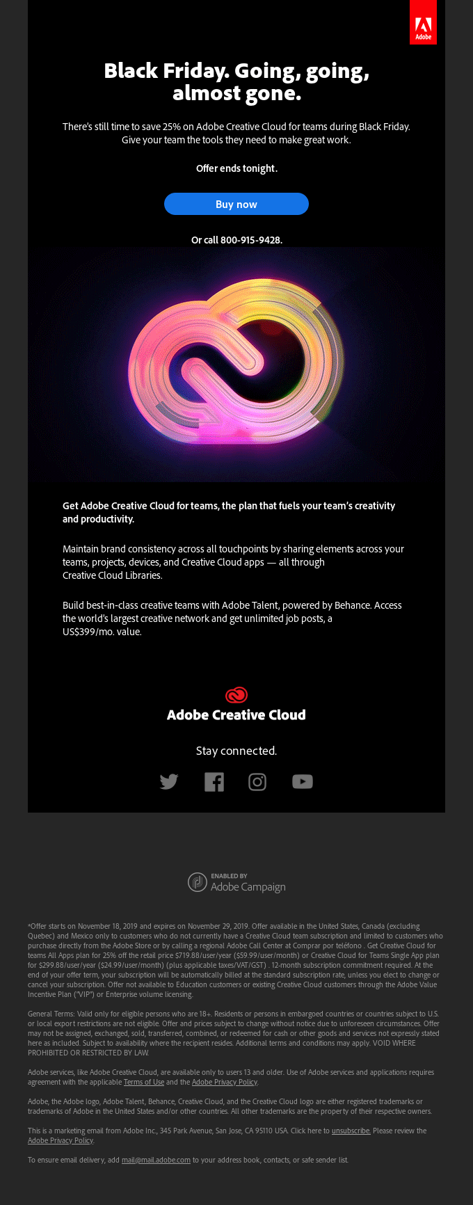 Adobe Dark Mode-Friendly Email