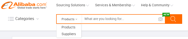 Alibaba search
