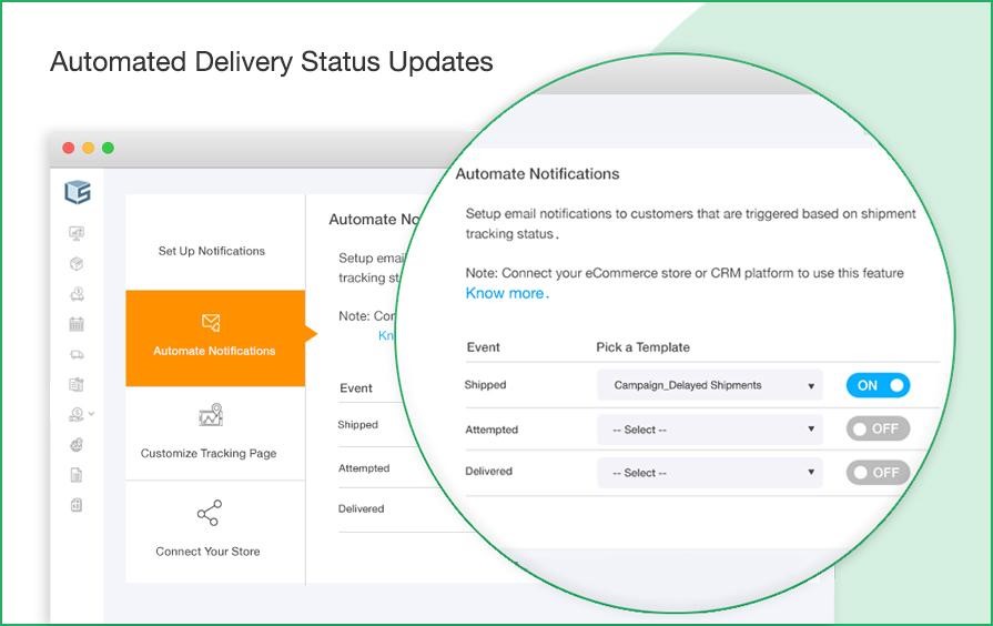 Automated Delivery Status Updates