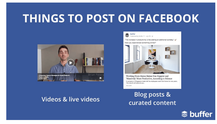 Buffer Facebook guidelines