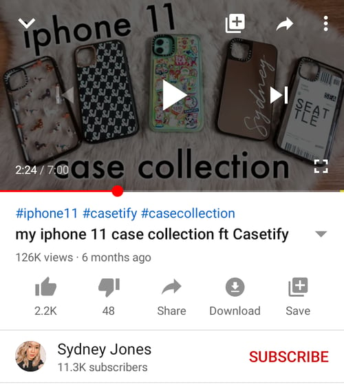 Casetify Sydney Jones