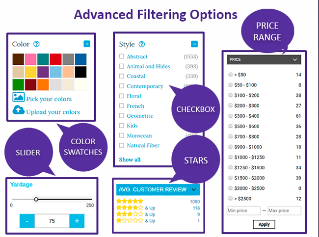 Convermax Advanced Filtering Options