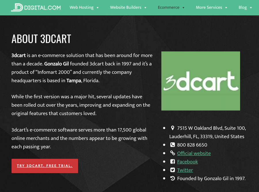 Digital.com, a 3dcart Affiliate