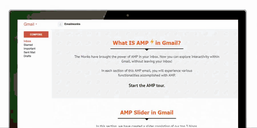 Google AMP in Gmail
