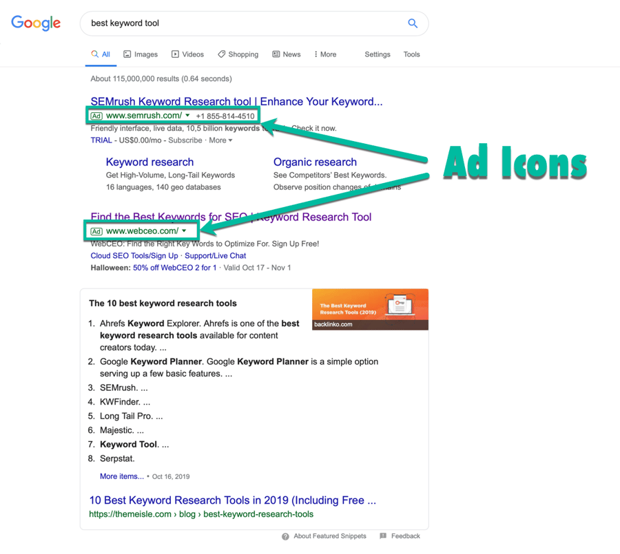 Google Text PPC Ads