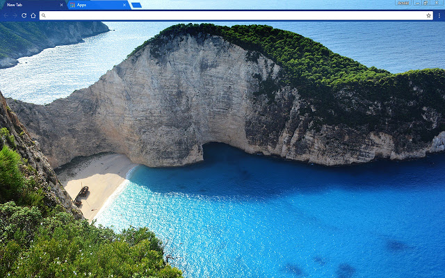 Greek Beach Chome theme