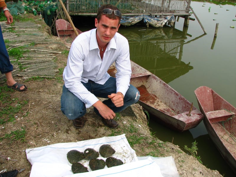 Kevin Canning at a Pearl Farm