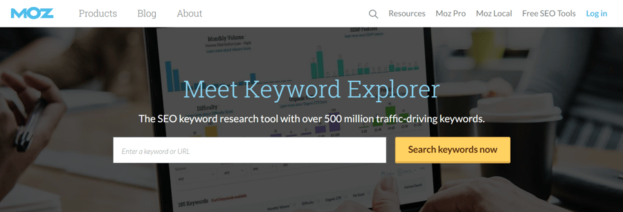 Moz Keyword Explorer