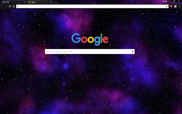 Nebula Chrome theme