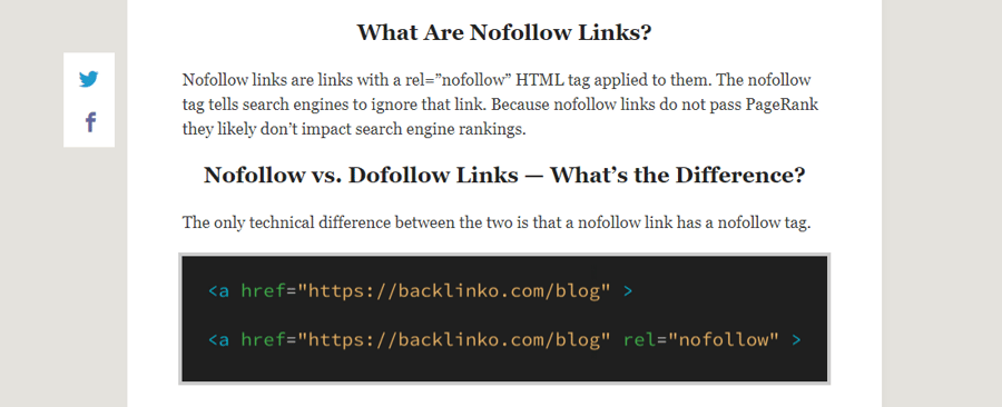 Nofollow vs Dofollow Links