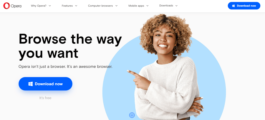 Opera browser