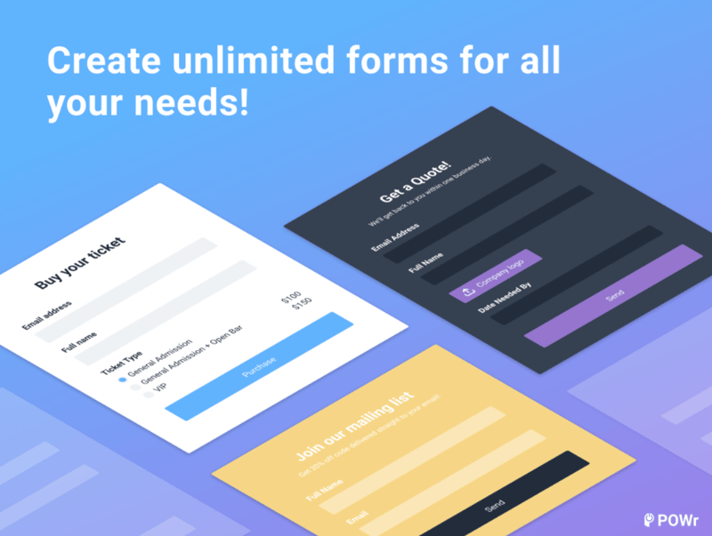 POWr form builder