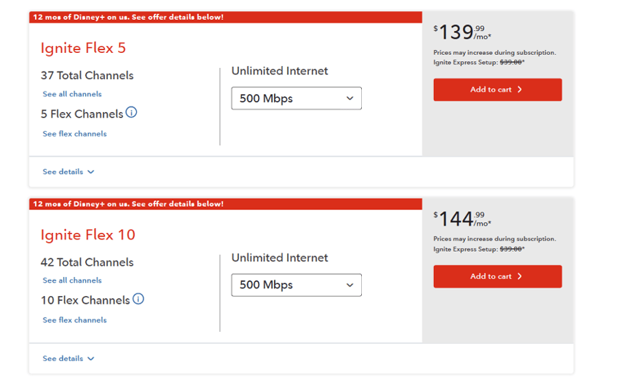 Rogers TV and internet bundle