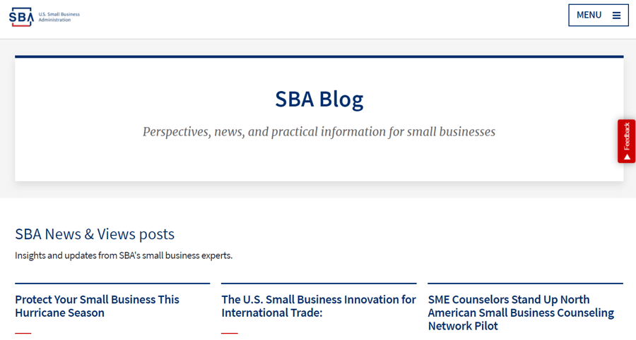 SBA Blog