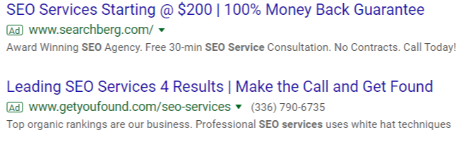 SERP AdWords Top and Bottom-1