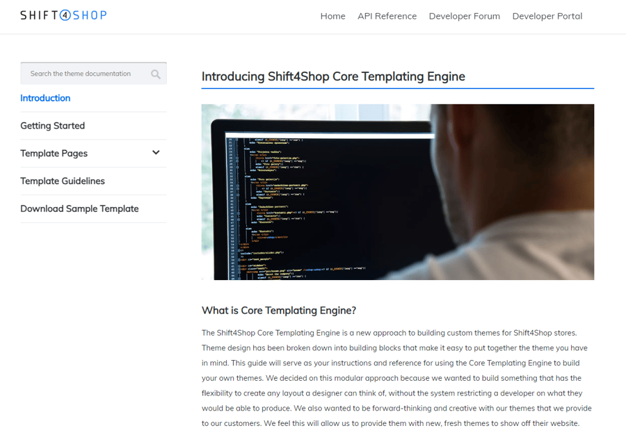 Shift4Shop Core Templating Engine