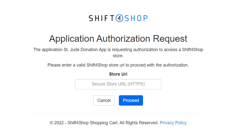 St. Jude Application Authorization Request