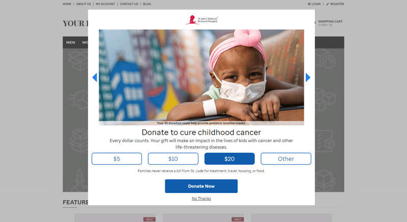 St. Jude donation app