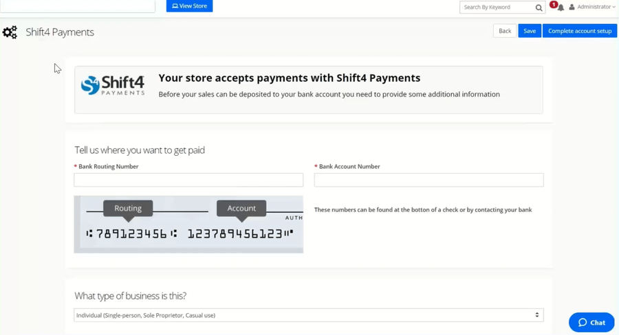 Step 5 Set Up Payment Processing