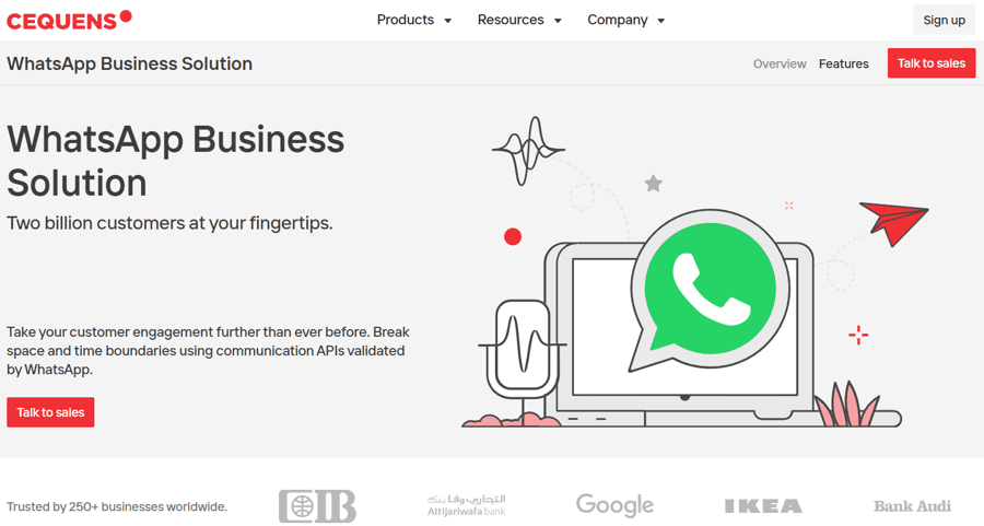 WhatsApp Business from CEQUENS