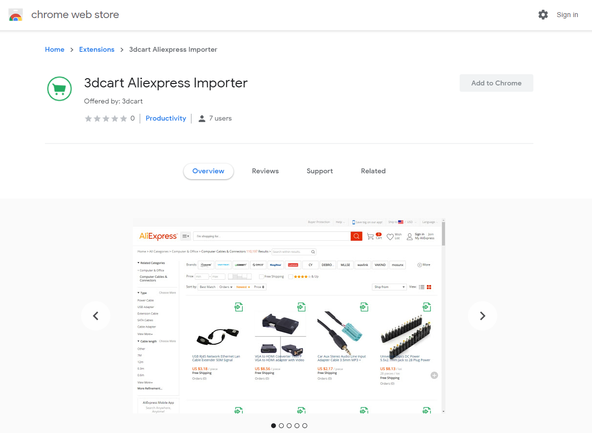 aliexpress-import-chrome-extension