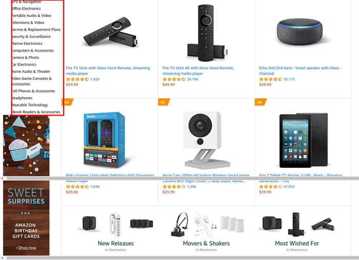 amazon best selling electronics 2019