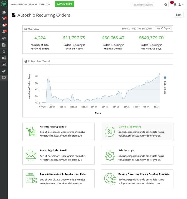 autoship-recurring-orders-dashboard