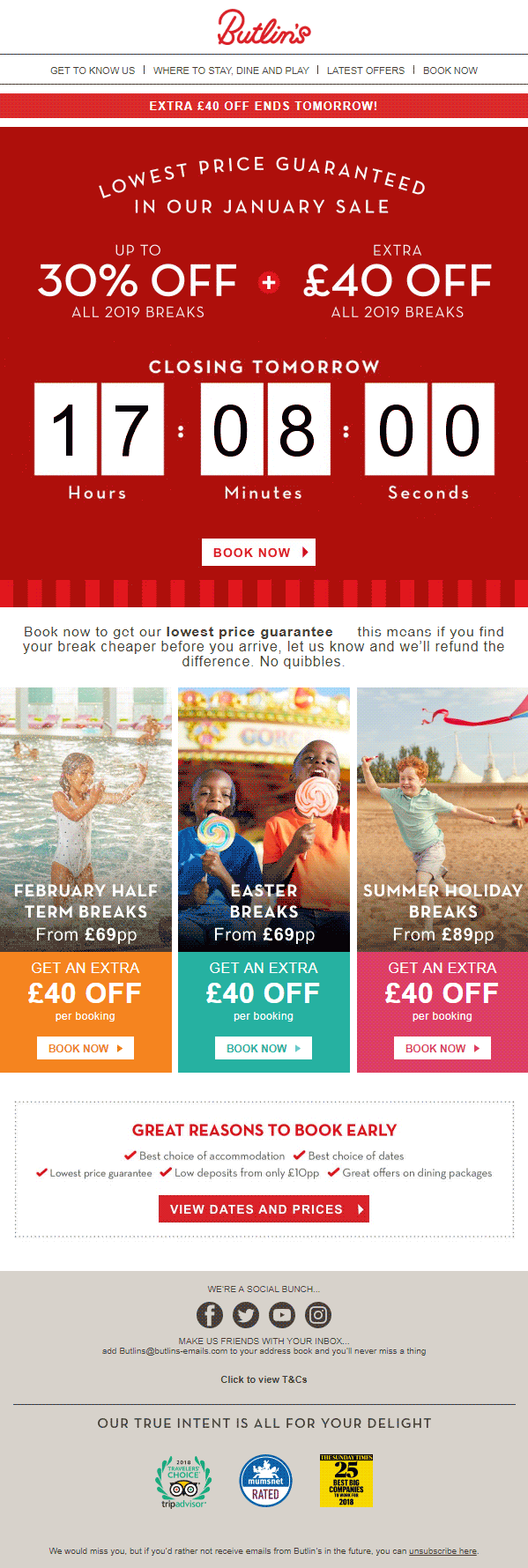 butlins email