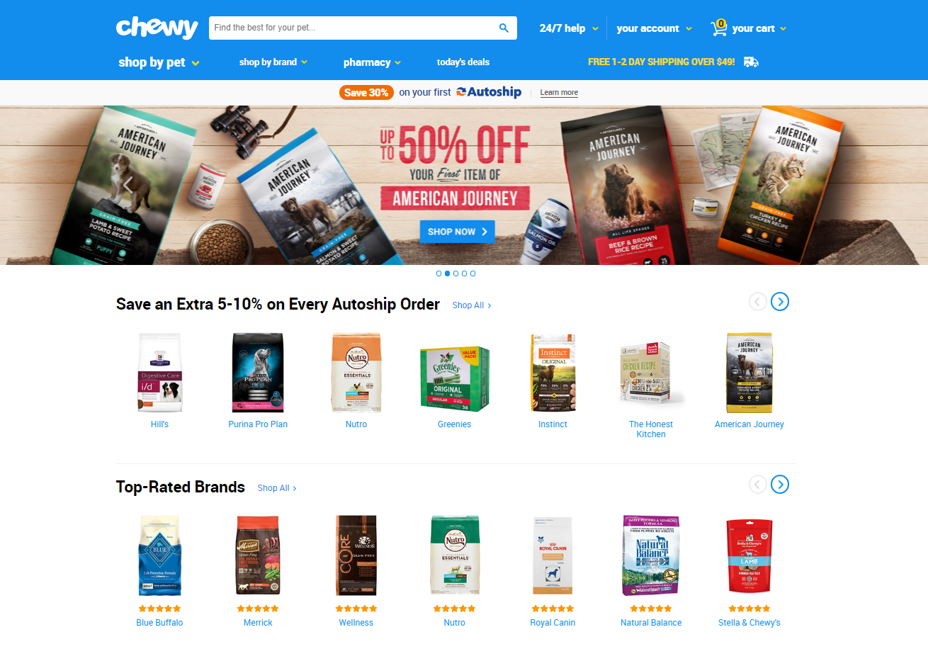 chewy-home-page-design