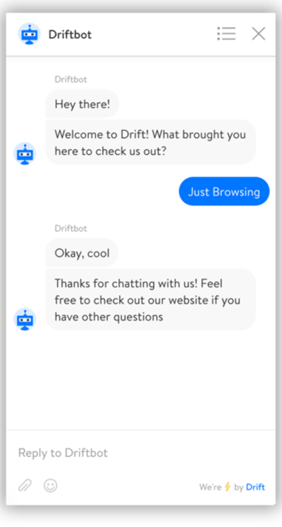 Drift message