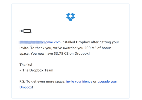 dropbox email