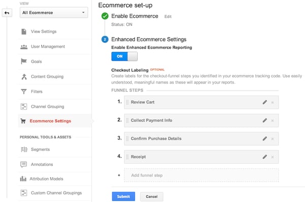 enhanced-ecommerce-settings