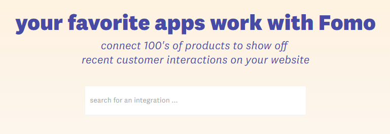 fomo integrations