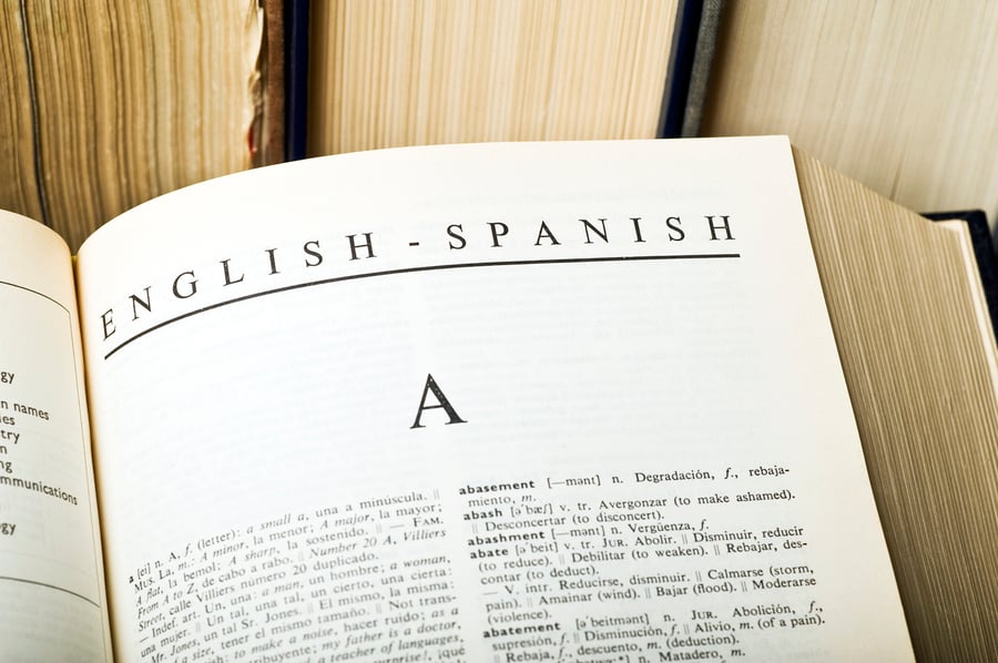 English to Spanish glossary