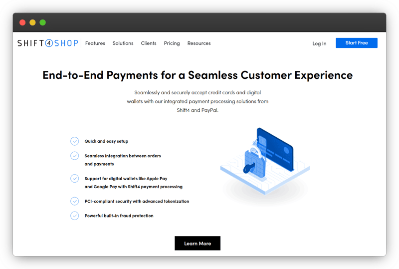 Shift4Shop End-to-End Payments with Shift4