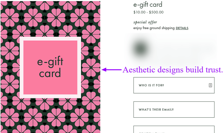 Kate Space e-gift card