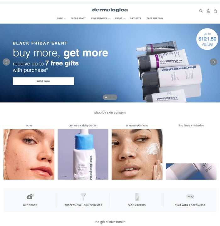 Dermalogica website