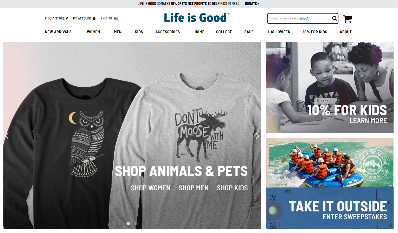 life-is-good-shirts-website