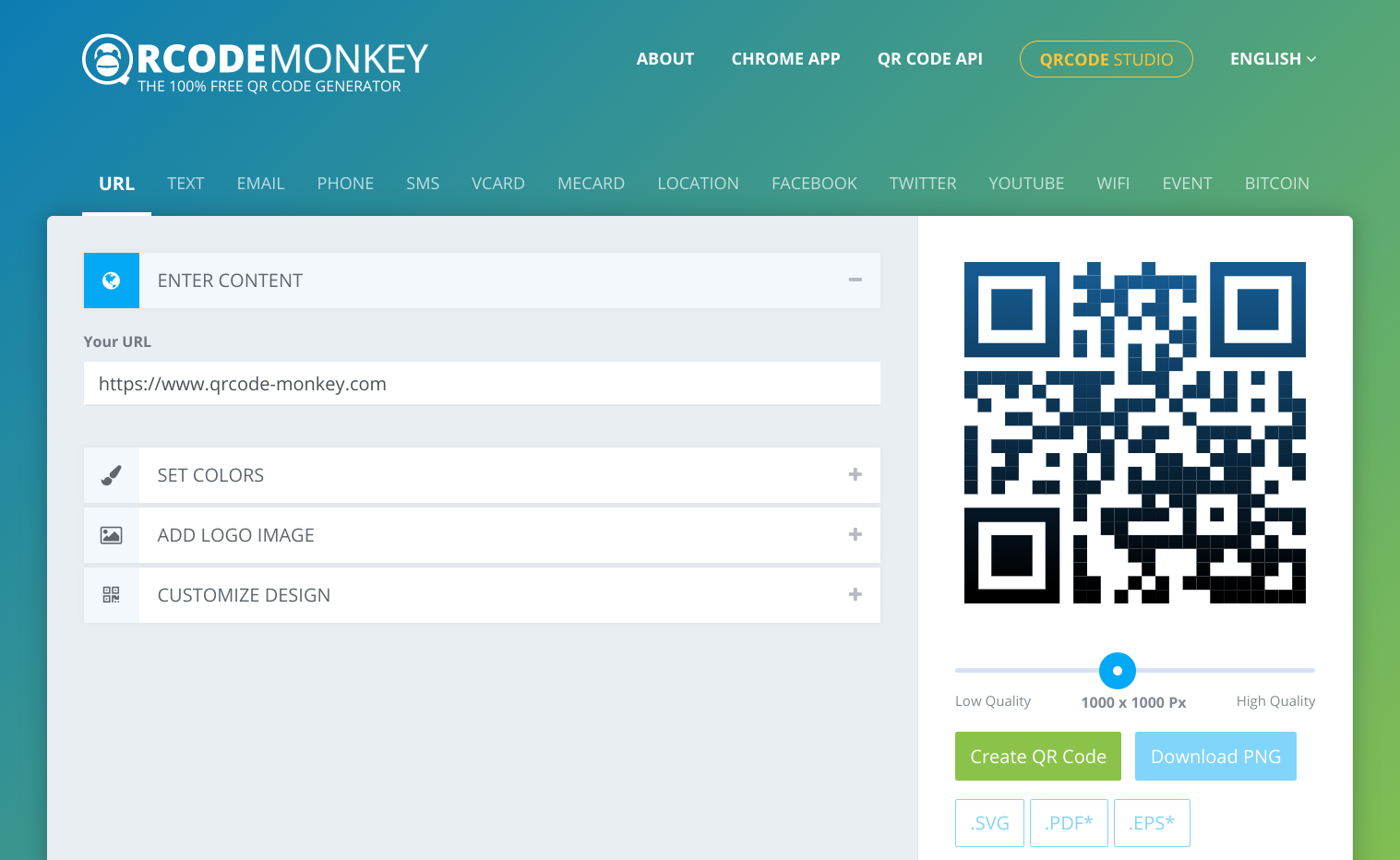 Генератор qr кодов monkey