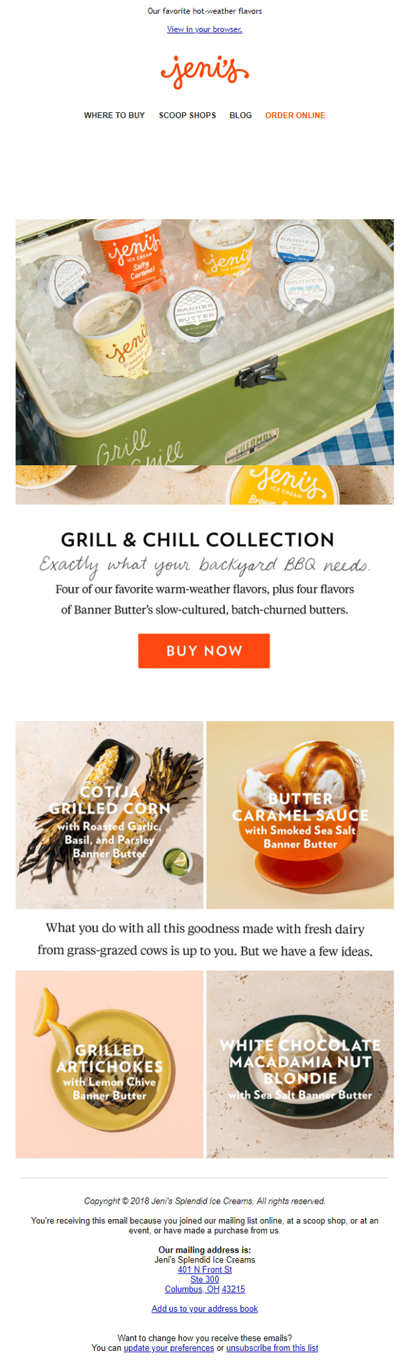 Jeni's Curated Email