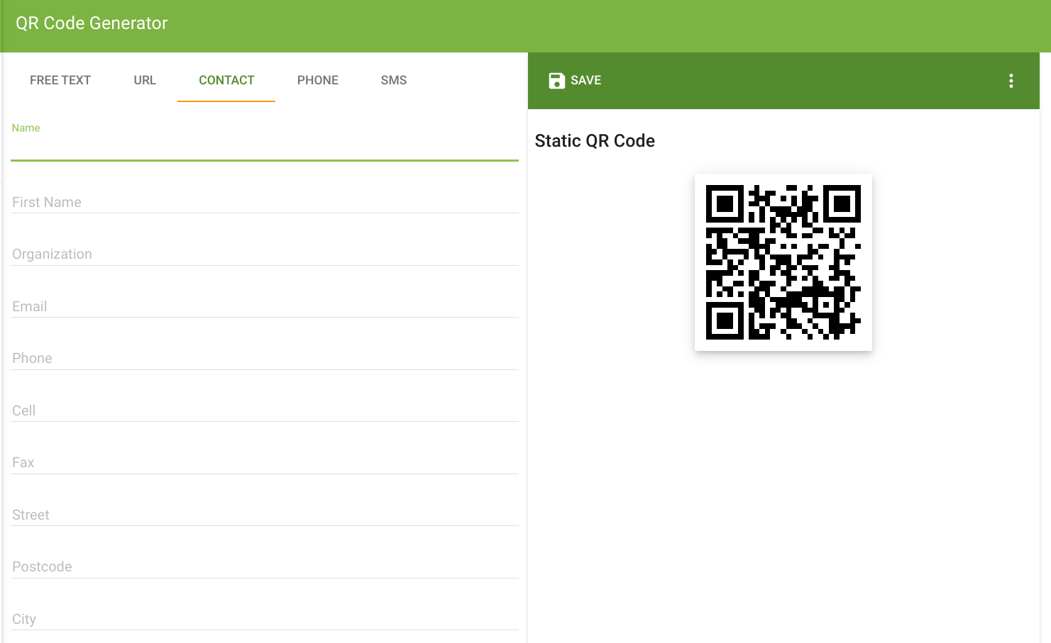 theqr-code-generator