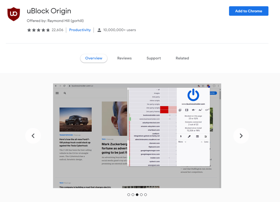 ublock origin