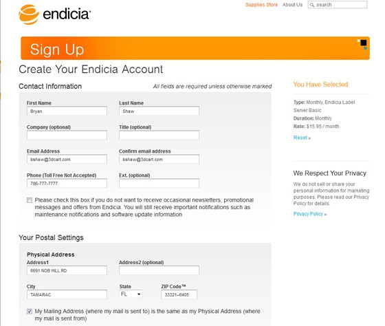 endicia software for mac