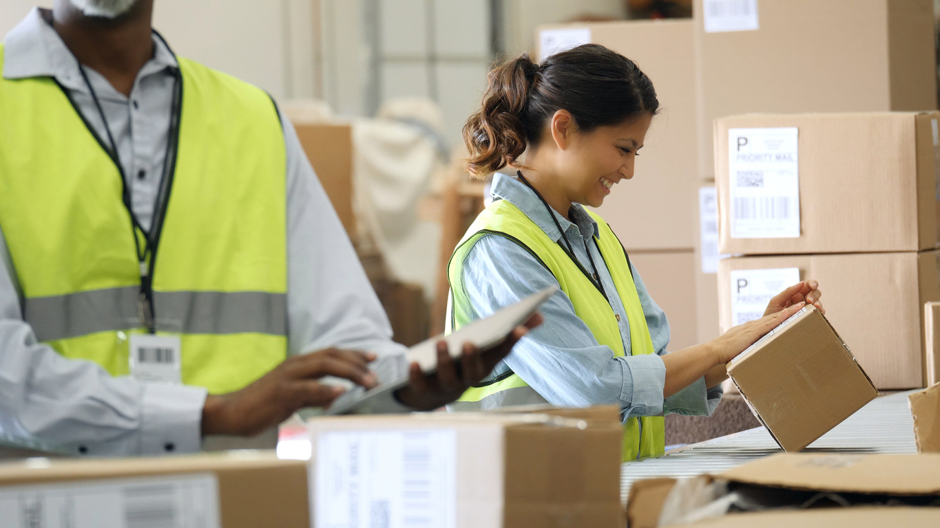 Factory employees assisting with eCommerce freight for a small to mid-sized eCommerce business - Shift4Shop